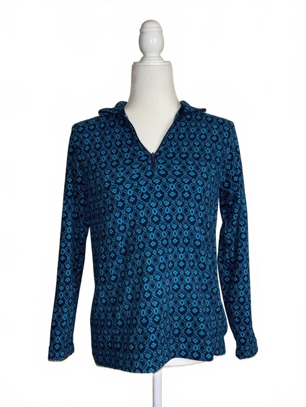 Lands' End Women's Quarter-Zip Fleece Pullover